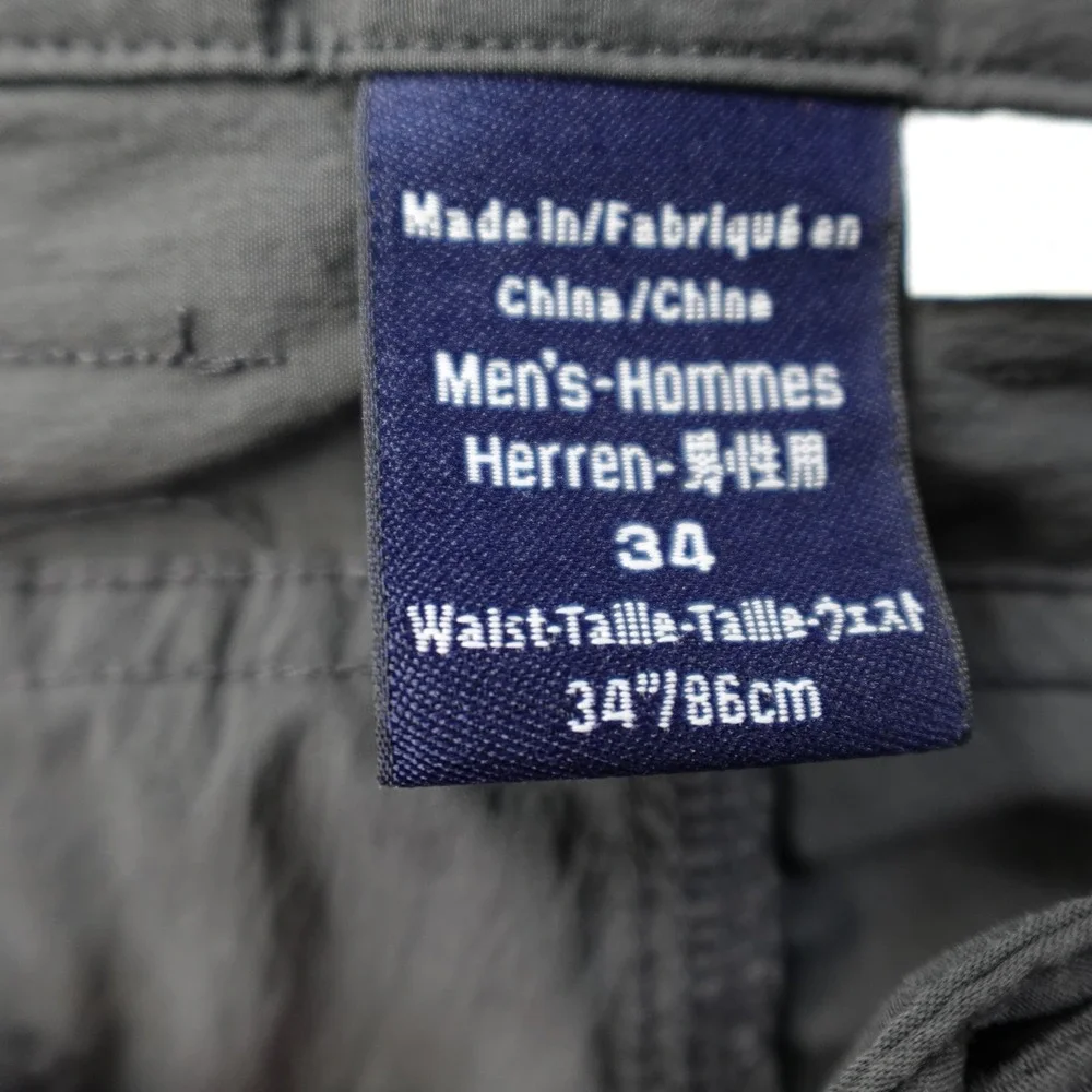 Arc'teryx Rampart Cargo Pants Mens 34x31 Gray Lightweight Hiking Trail Outdoor